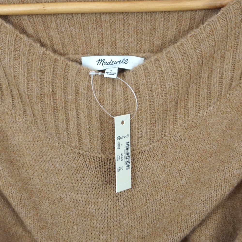 BNWT! Madewell - Boat Neck Waist-tie Sweater - Picture 4 of 7
